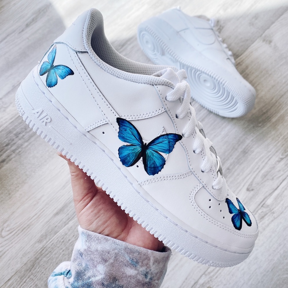 Nike air force 1 low custom butterfly 🦋 - Picture 3 of 4